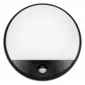 140060-AGAT LED 15W, garden luminaire with motion sensor, black 140°, 1100lm, IP54, 4000K-ORN