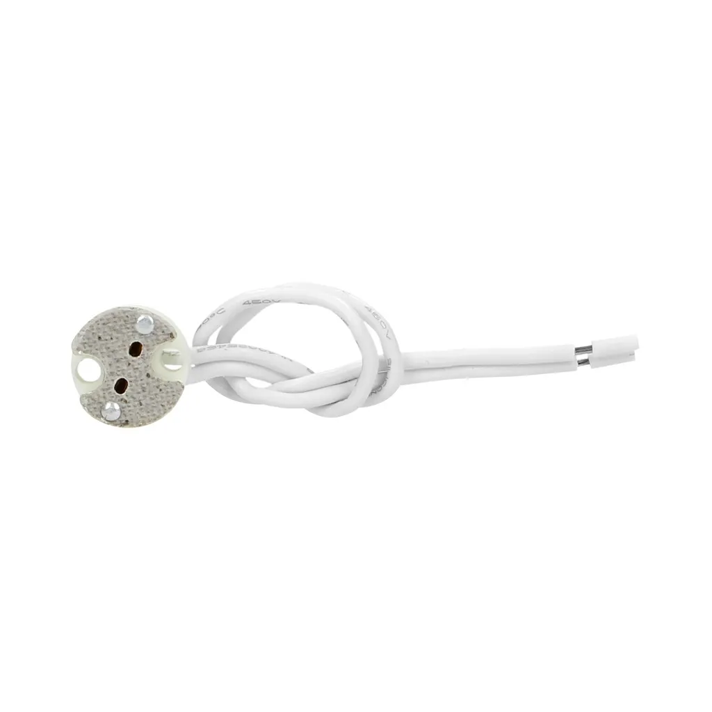 140063-Appareil en céramique pour sources lumineuses MR16 avec un cordon de 15 cm de long ;-ORN