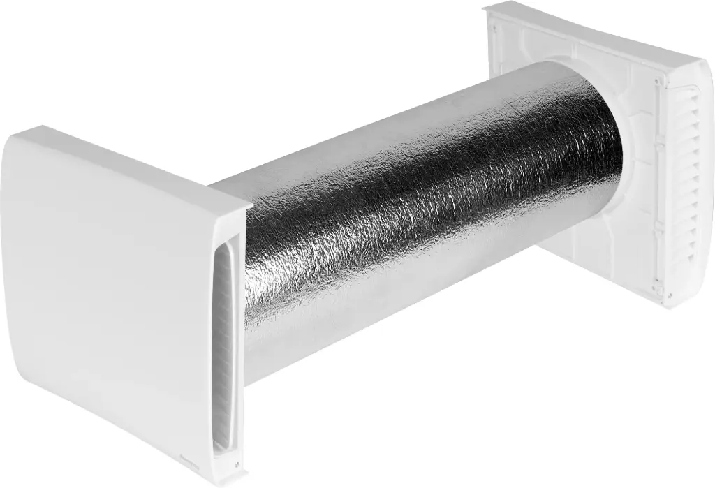 172339 - Heat Recovery Ventilation unit (PLUS version) features a two speed exhaust / supply air fan. Ø160 white