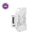 140067- 1-phase multi-tariff energy meter wtih RS-485, 100A MID, 1 module, DIN TH-35mm