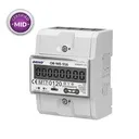 140068- Compteur d'énergie triphasé avec RS-485, 80A, MID, 4,5 modules, DIN TH-35mm