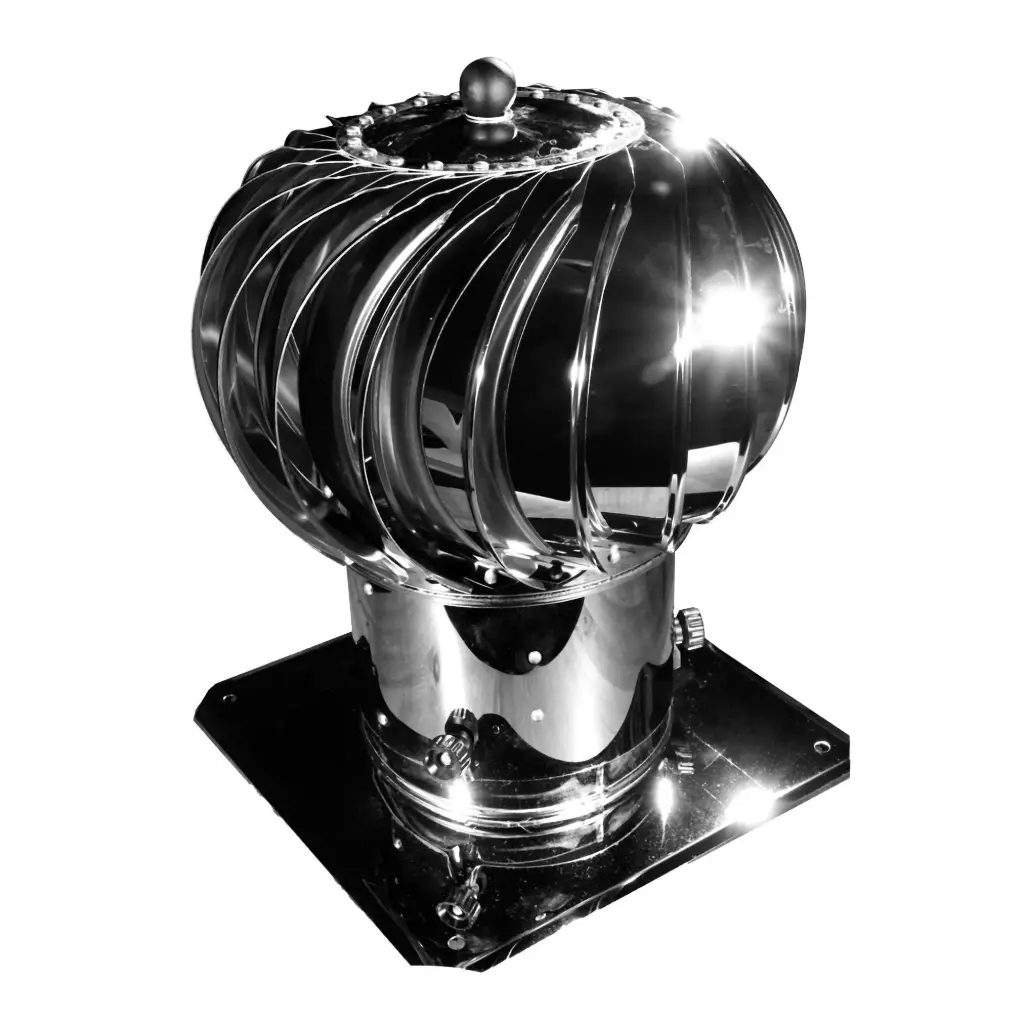172654 - Spherical revolving cowl Ø150 inox