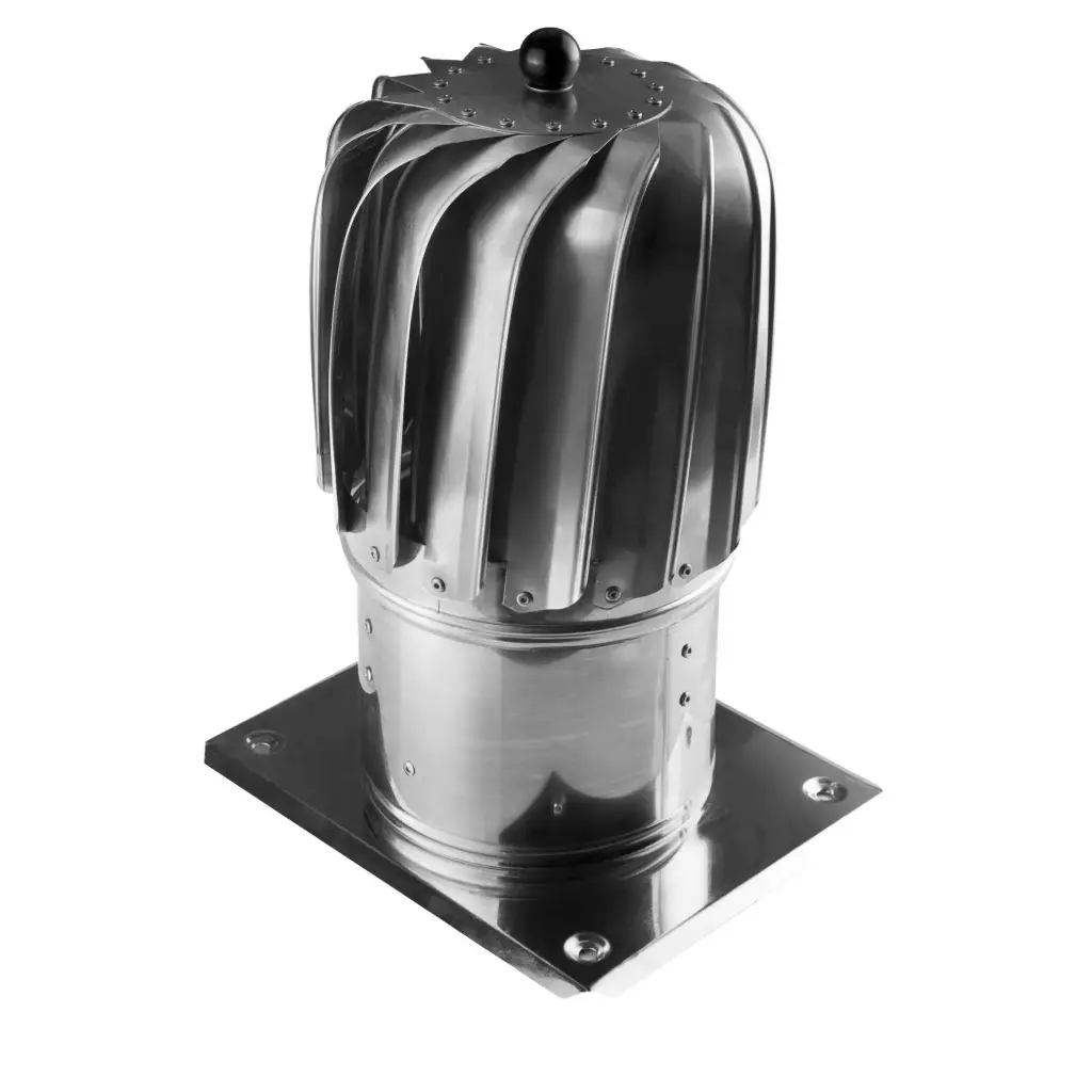172659 - Elongated revolving cowl Ø150 aluminium