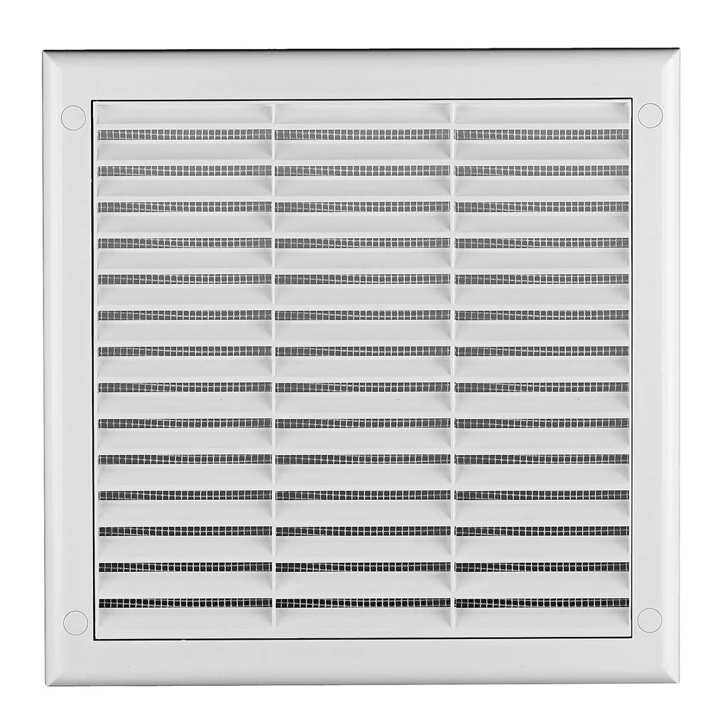 172722 - TK Series grille - with anti-insect net 240x240 white