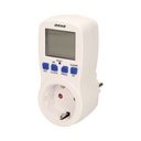 140089- Weekly digital timer with LCD display, Schuko for Netherlands and Germany -ORN