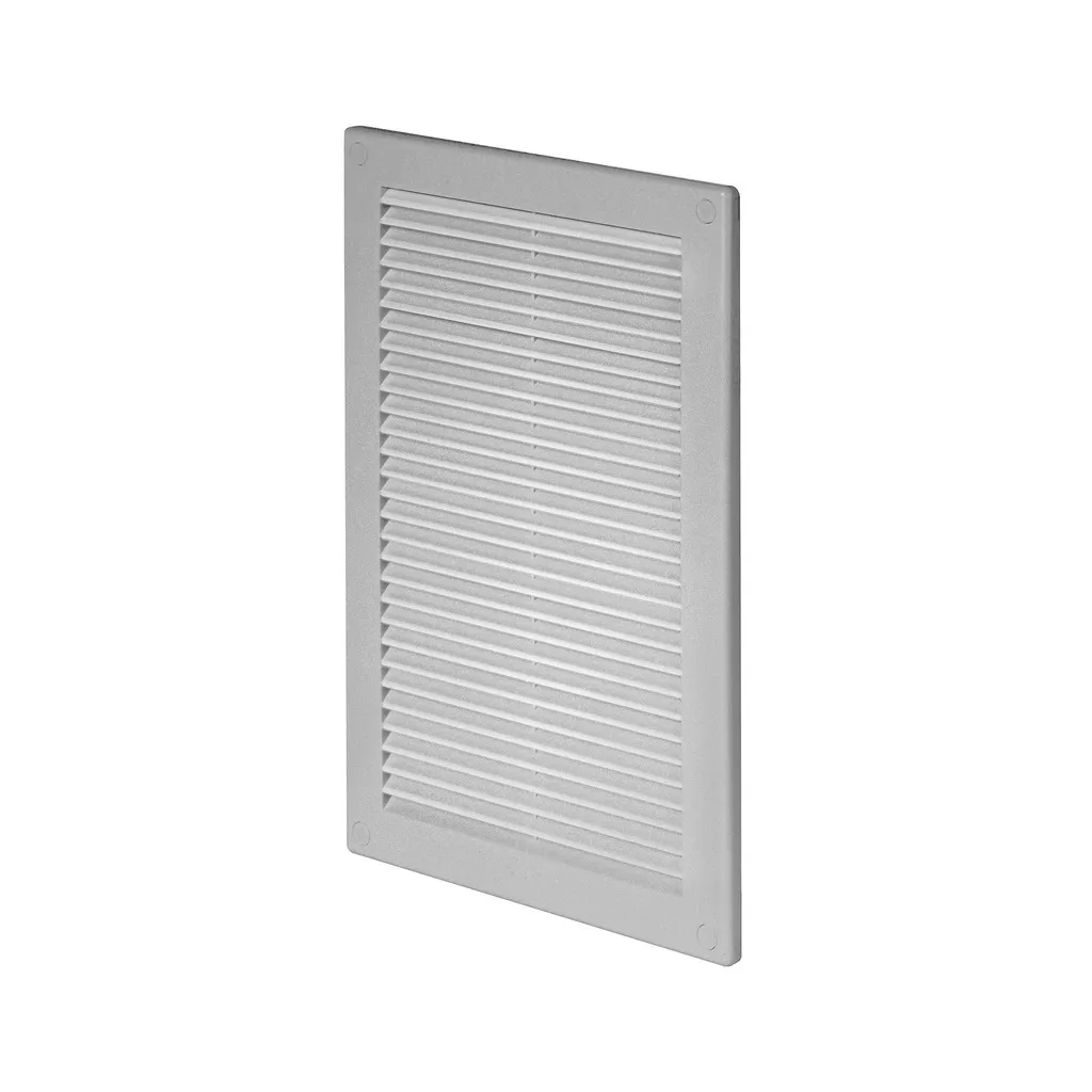 172771 - TRU Series grille - with anti-insect net 200x300 satin silver