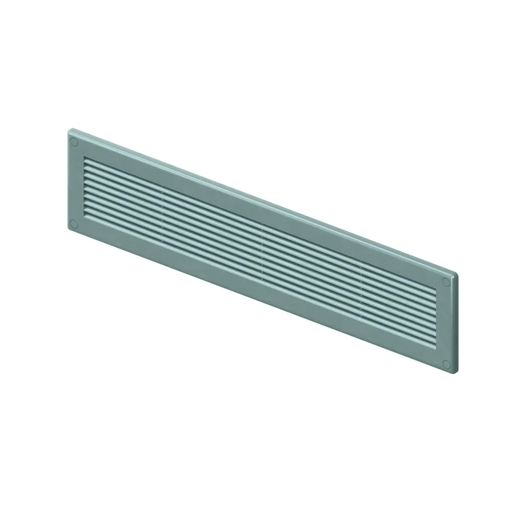 172774 - TRU Series grille - with anti-insect net 110x460 satin silver