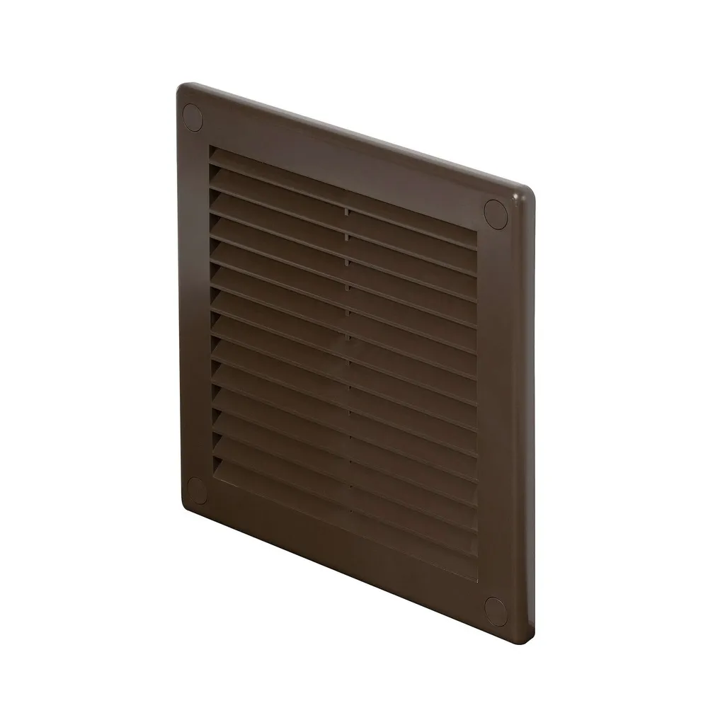 172779 - TRU Series grille - with anti-insect net 100x100 brown