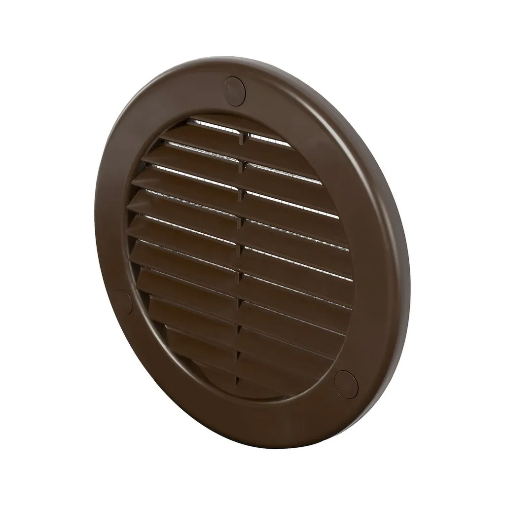 172784 - TRU Series grille - with anti-insect net Ø100 brown