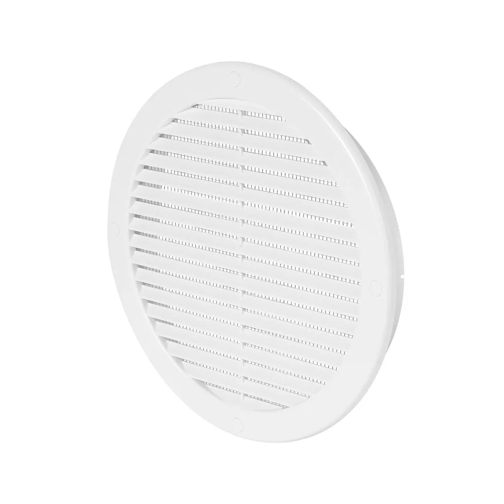 172797 - TRU Series grille - with a flange and anti-insect net Ø200 white
