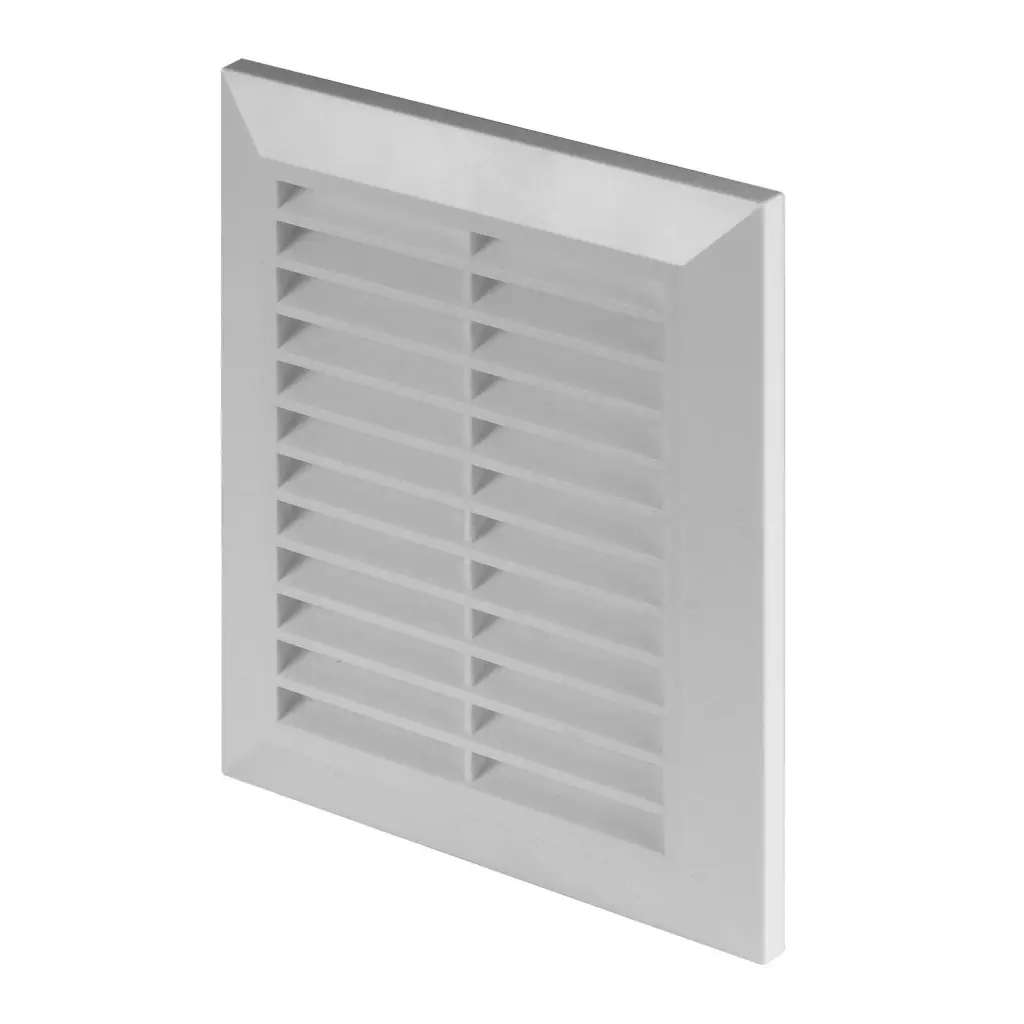 172806 - CLASSIC Series grille - with anti-insect net, without flange   110x140 white
