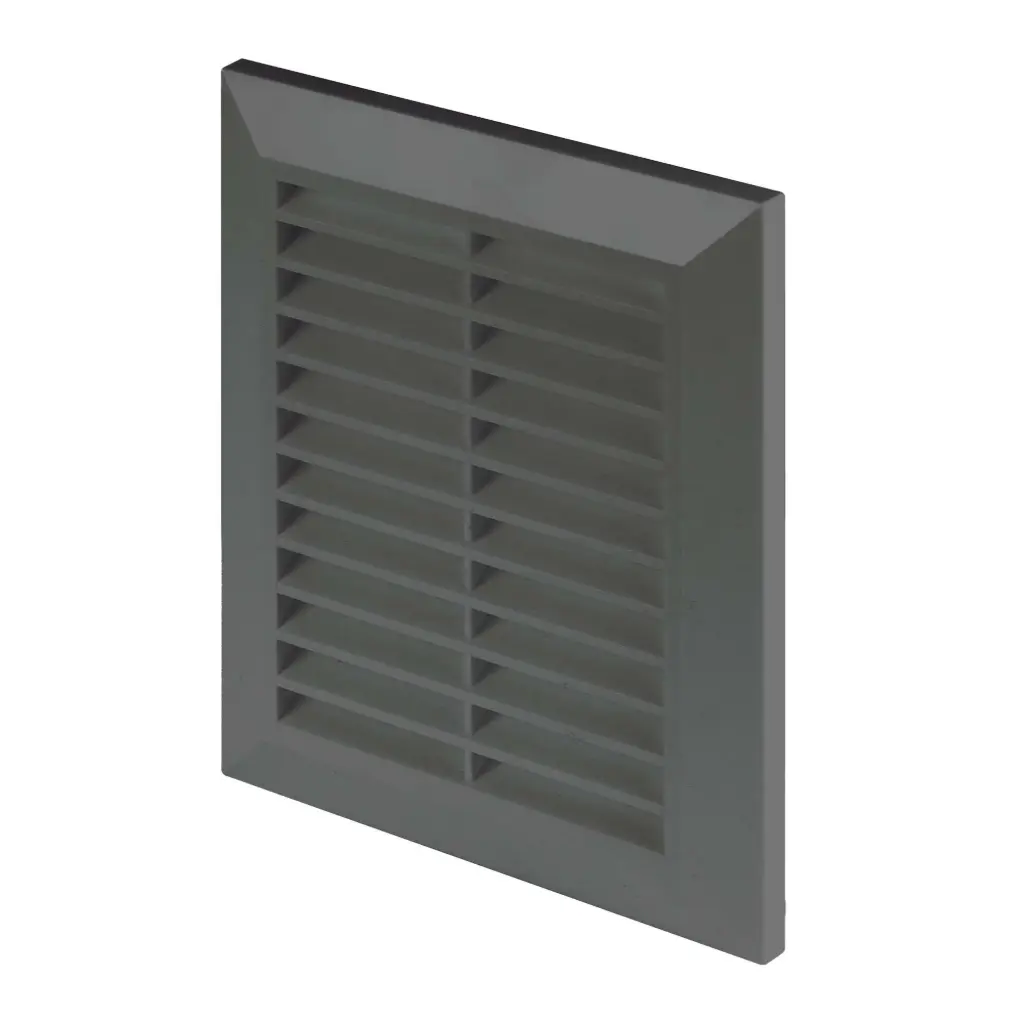 172808 - CLASSIC Series grille - with anti-insect net, without flange   110x140 graphite (pewter)