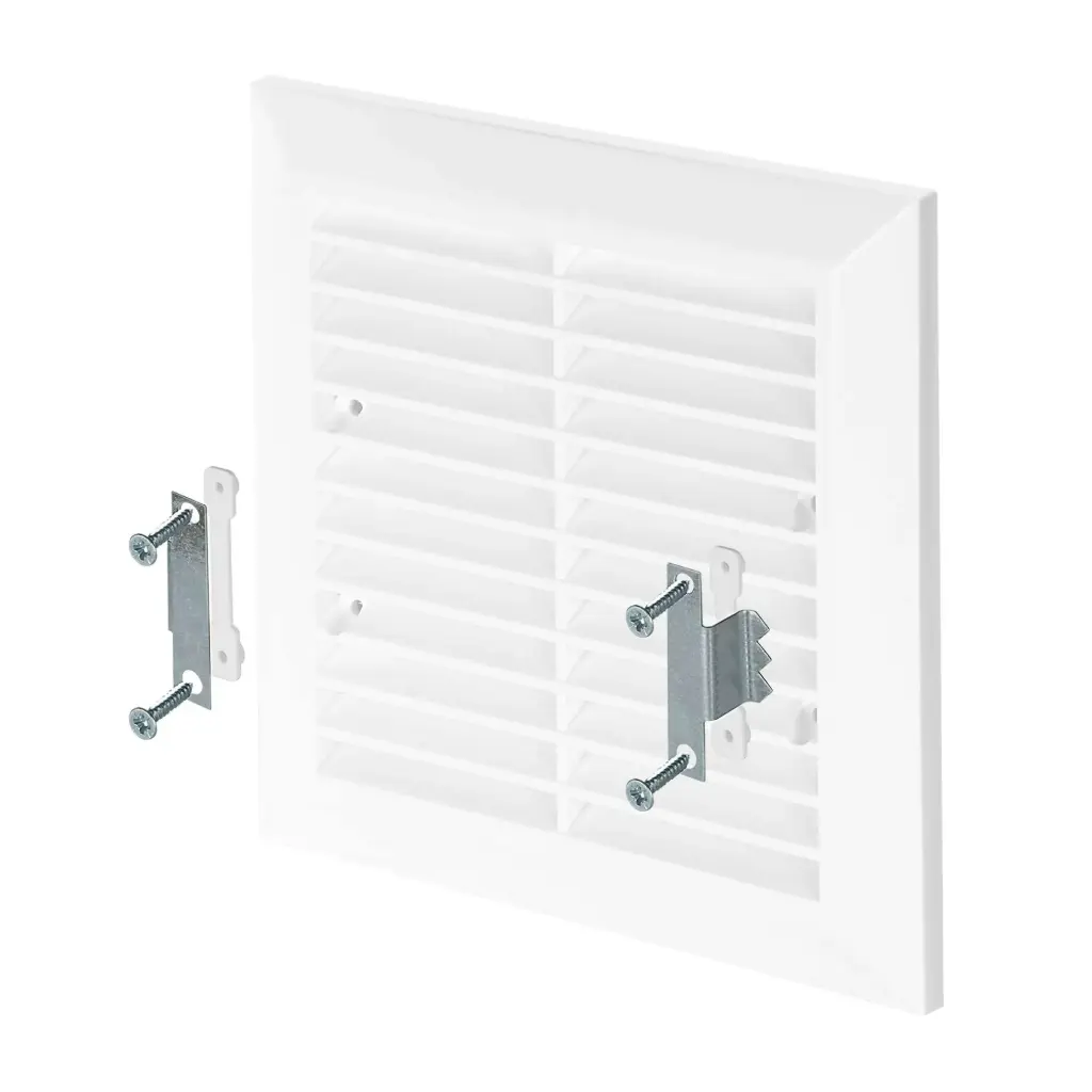 172816 - CLASSIC Series grille - with anti-insect net, without flange 140x140 white