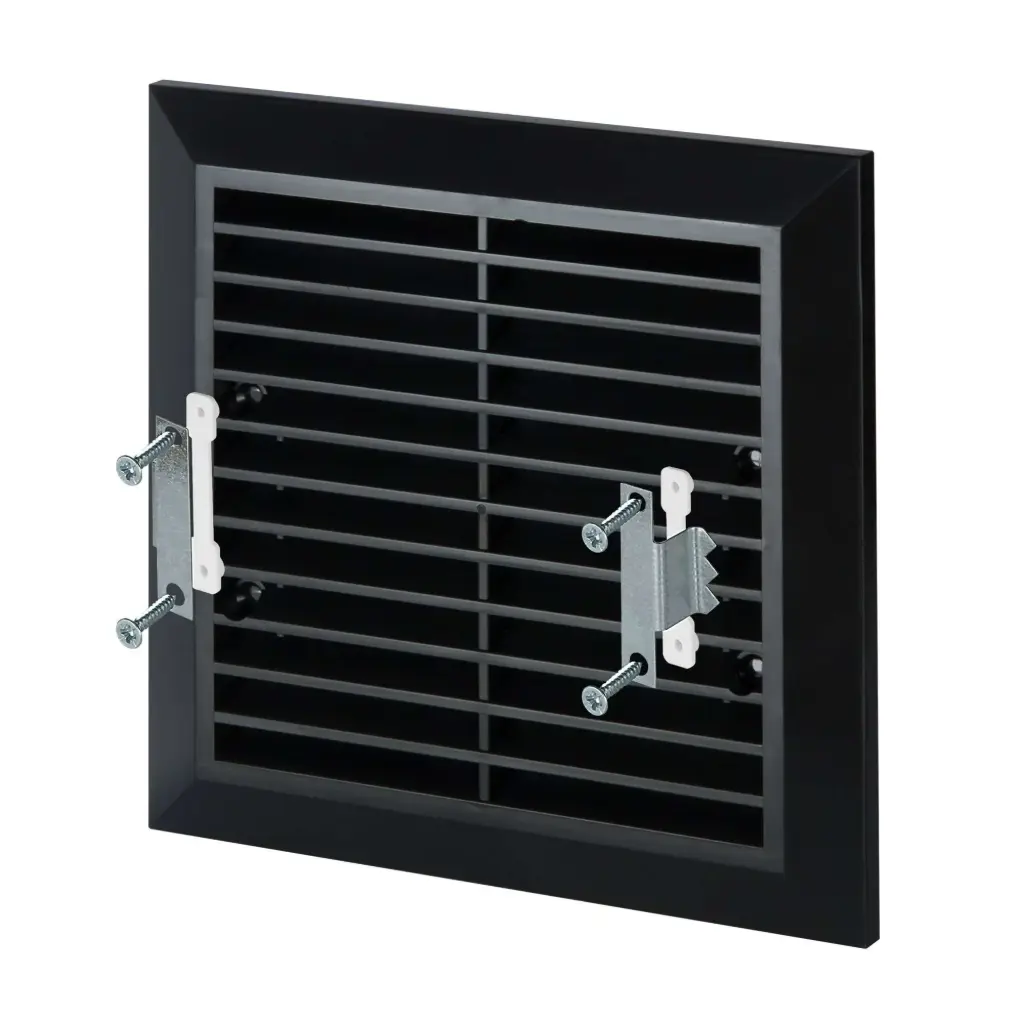 172819 - CLASSIC Series grille - with anti-insect net, without flange 140x140 black