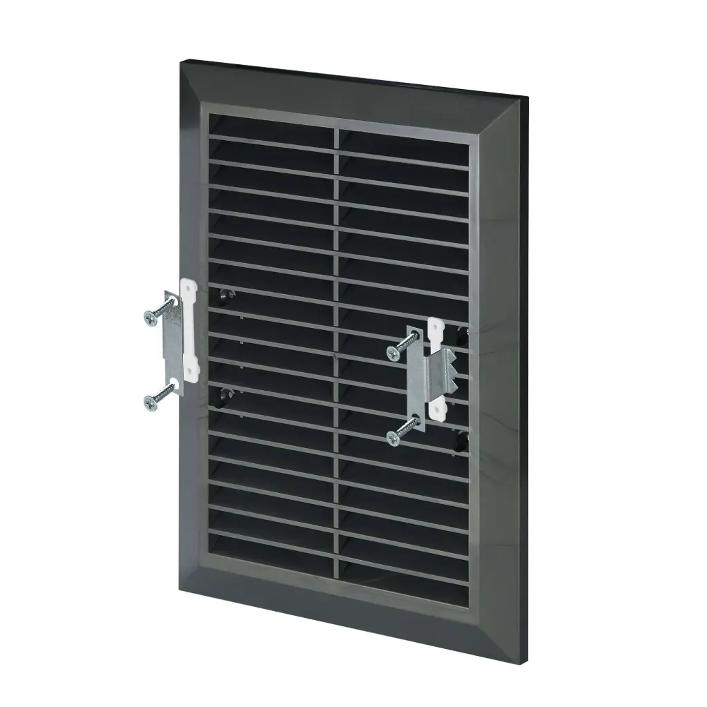 172844 - STYL Series grille - with anti-insect net, without flange 140x210 graphite (pewter)