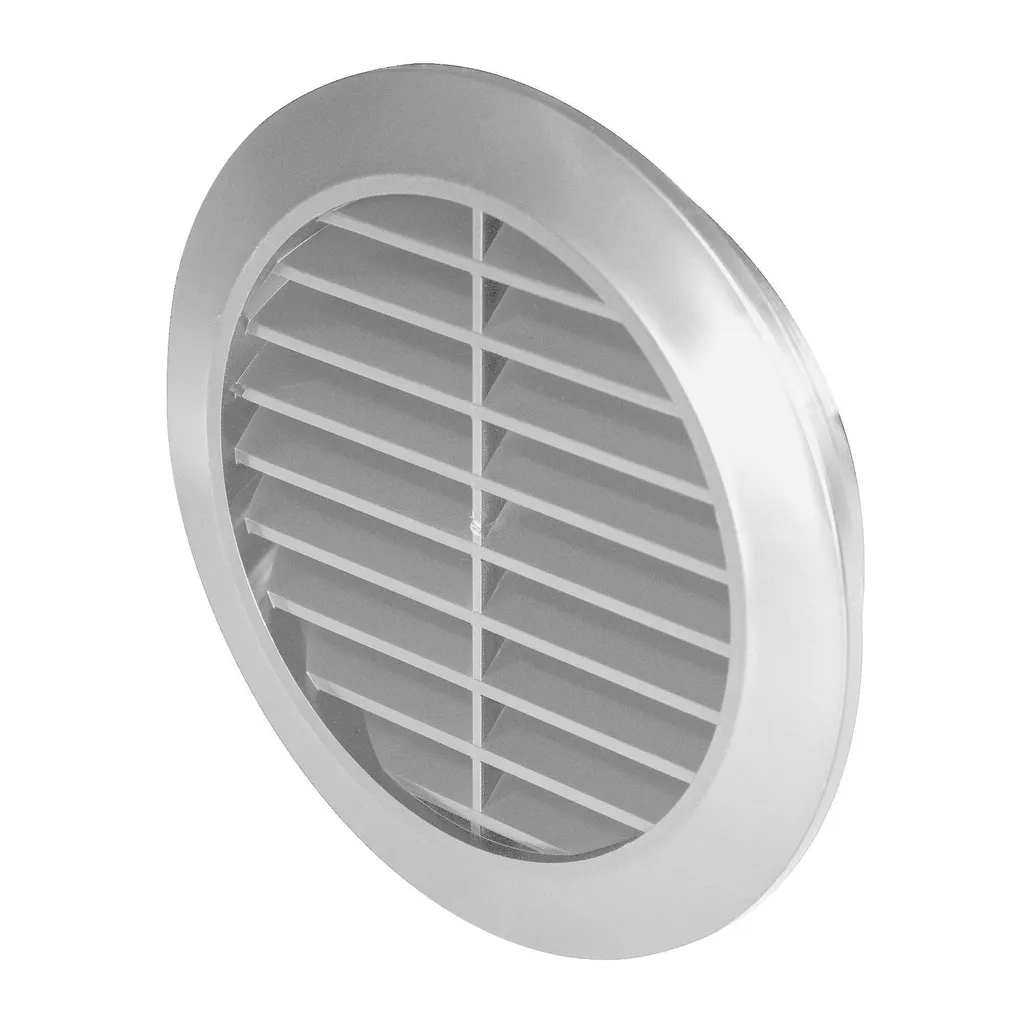 172862 - CLASSIC Ø Series grille - with anti-insect net Ø90 satin
