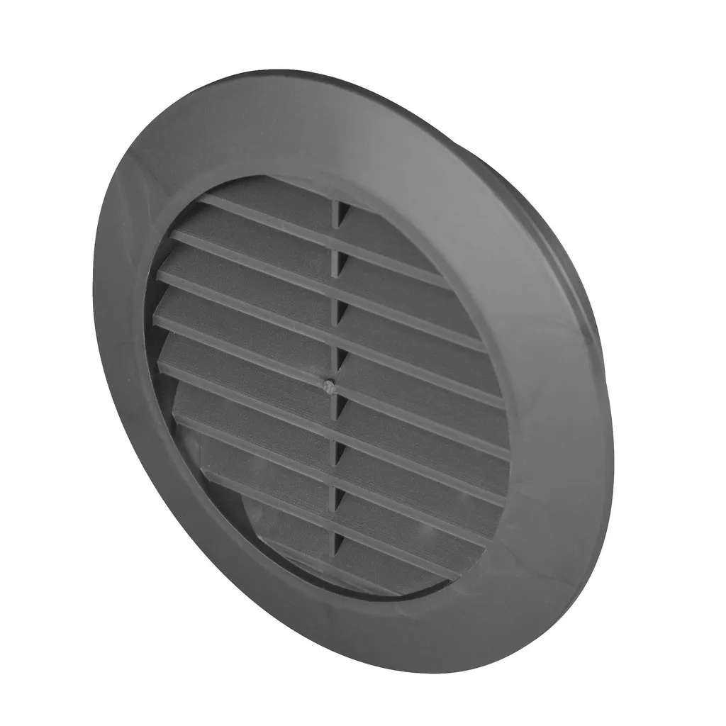 172961 - MINI-AWENT Series grille - with anti-insect net   Ø70 graphite (pewter)
