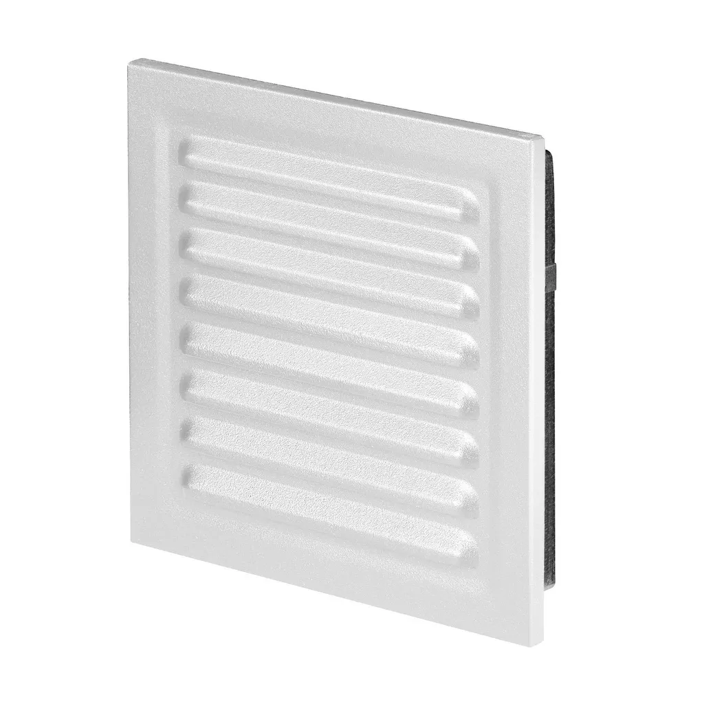 172976 - Metal grille with anti-insect net 140x140 white