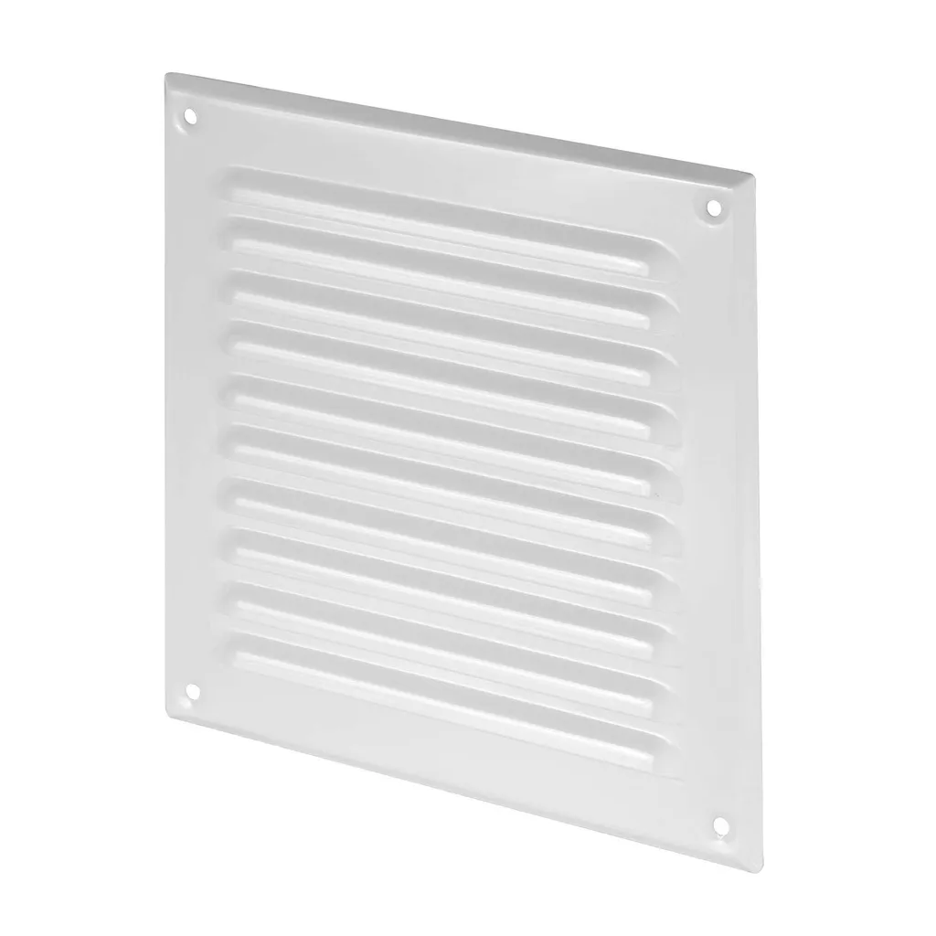 172993 - Metal grille with anti-insect net 120x120 white