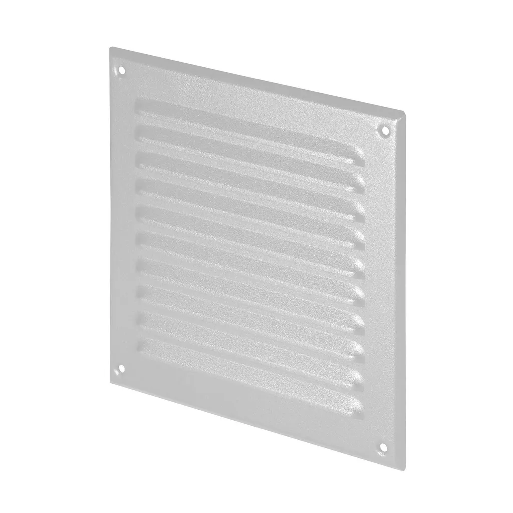 173001 - Metal grille with anti-insect net 150x150 white