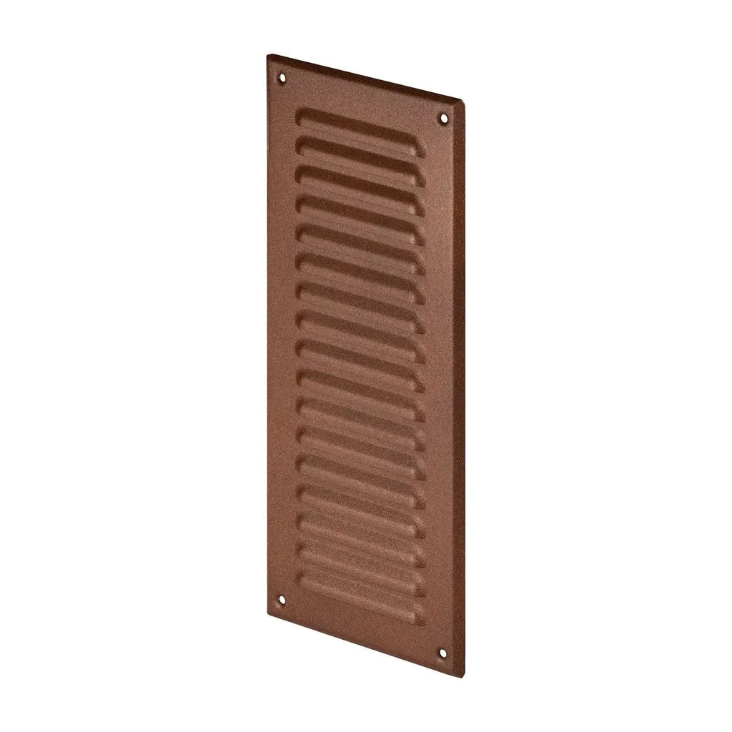 173014 - Metal grille with anti-insect net   85x250 brown