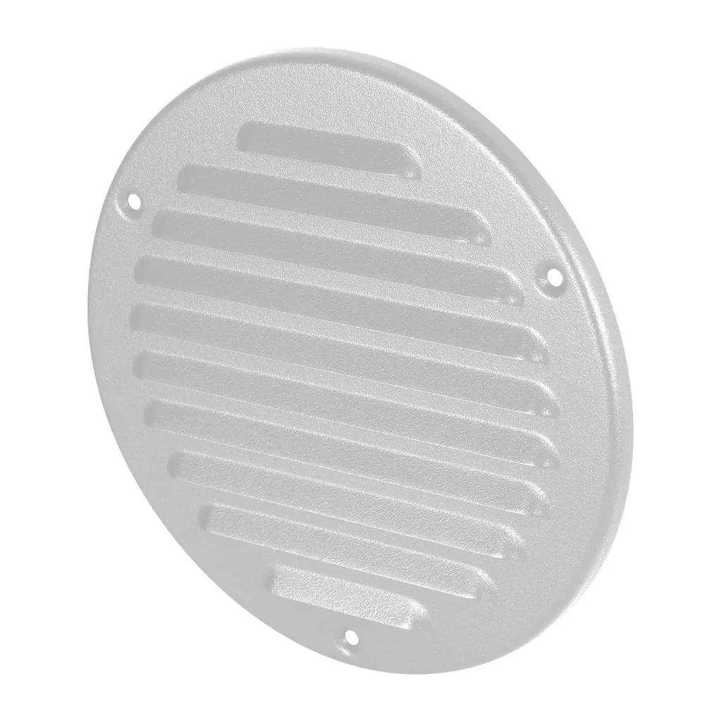 173021 - Metal grille with anti-insect net Ø125 white