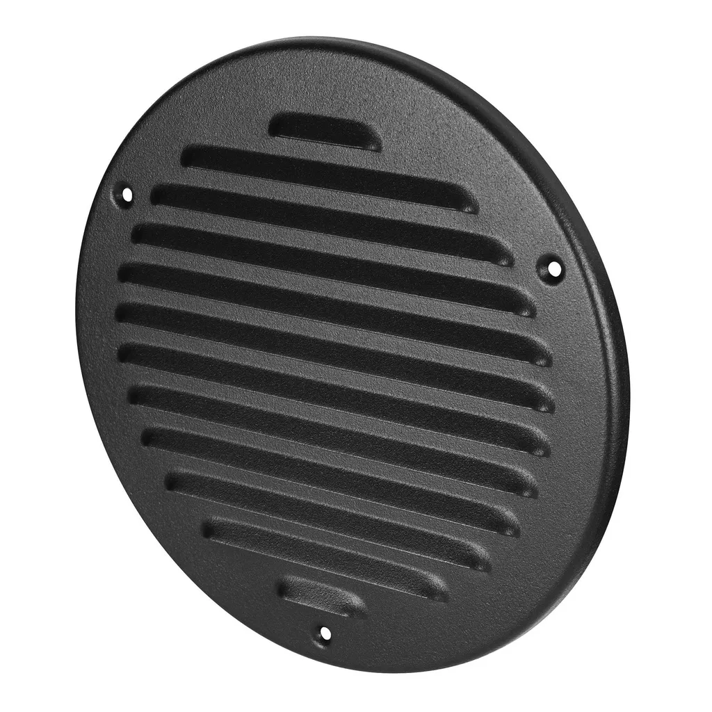 173028 - Metal grille with anti-insect net   Ø150 graphite (pewter)