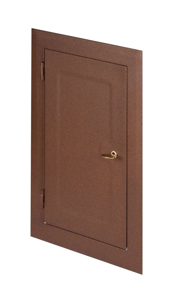 173114 - Metal accesss door made of steel sheet covered with an epoxy coating   150x250 brown