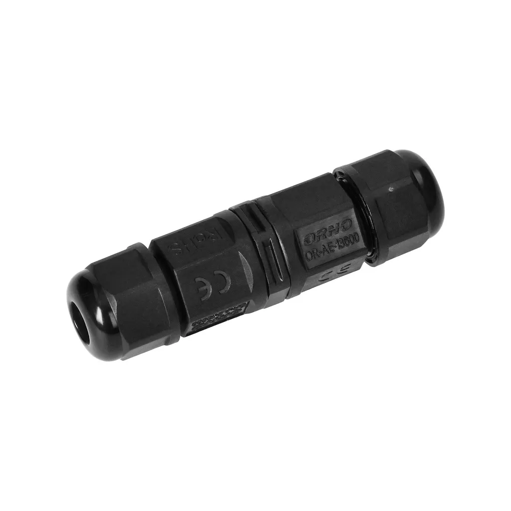 149679 - MINI cable connector straight, 3x1.5mm2, 450V/16A, cable gland is equipped with a thick gasket to tightly seal all cables inside;ORN