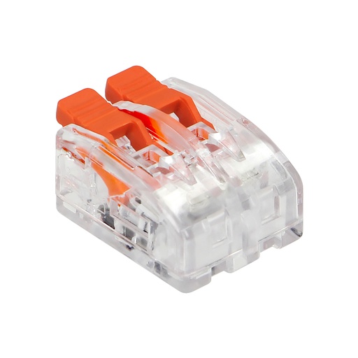 [ORNOR-SZ-8005/2/100] 140211-2-wire clamp splicing connector for wire 0.2-4mm2; IEC 450V/32A; 100pcs-ORN