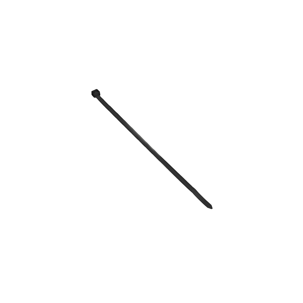 140233- Cable tie black color, UV-resistant, 7.5mm wide, 300mm long, 100 pcs.-ORN