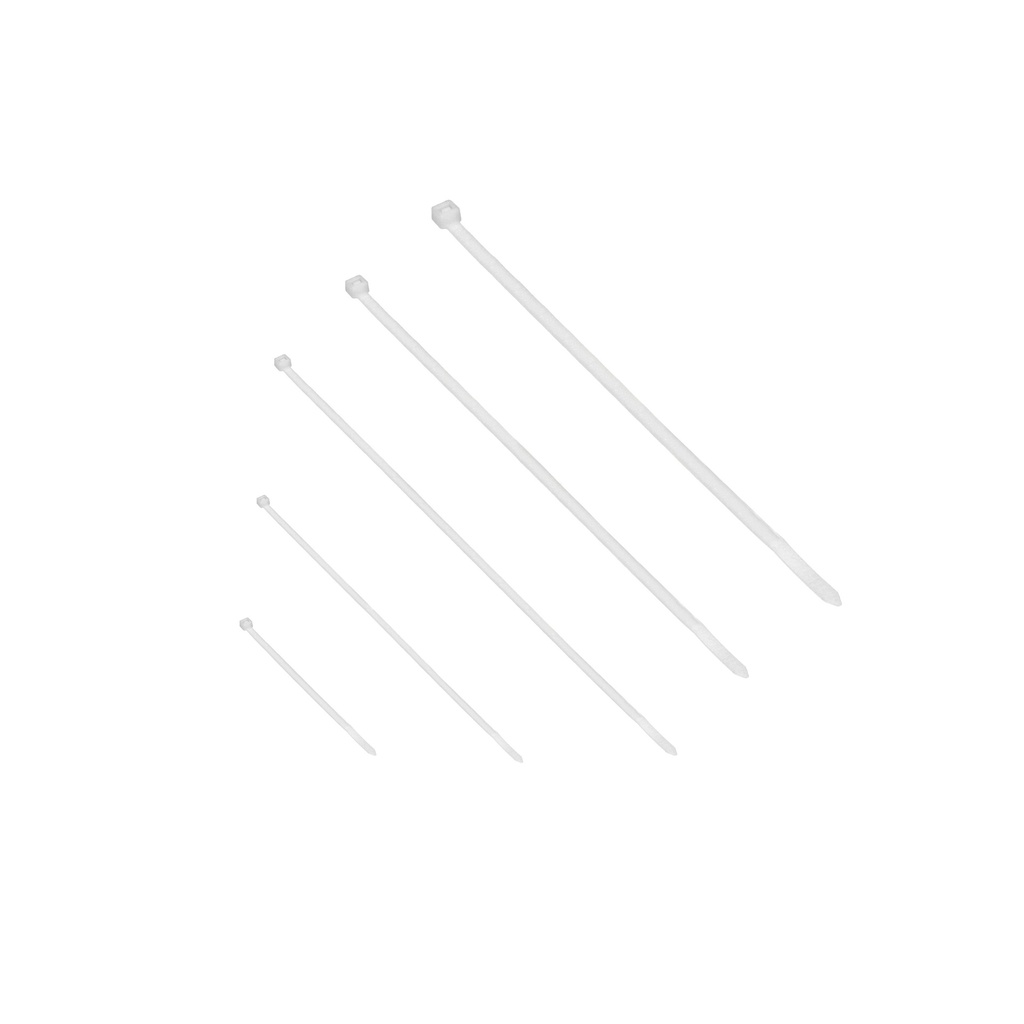 140235-Cable ties set, 100 pcs, natural color-ORN