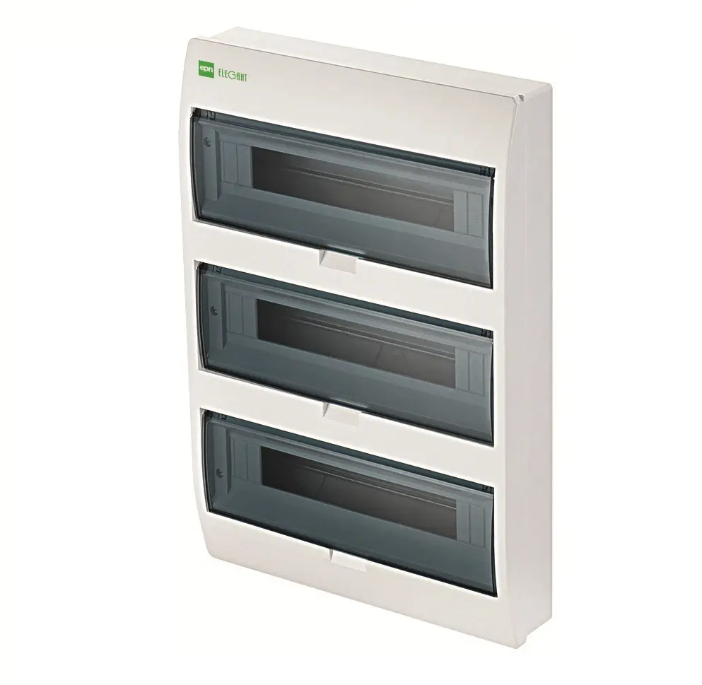 146061 - Elegant Surface-Mounted Enclosures IP40 RN 3X18 PE+N - EPN