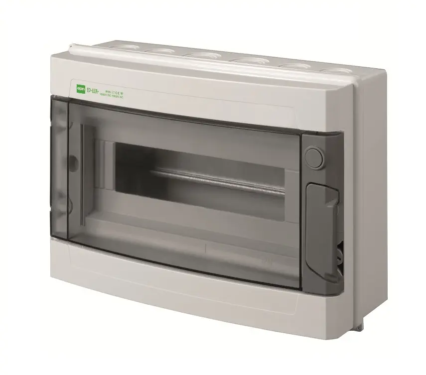 146064 - EP-Lux Plus Surface-Mounted Enclosures IP65 RN 1X12 PE+N + PV 1500V DC 1000V AC -EPN