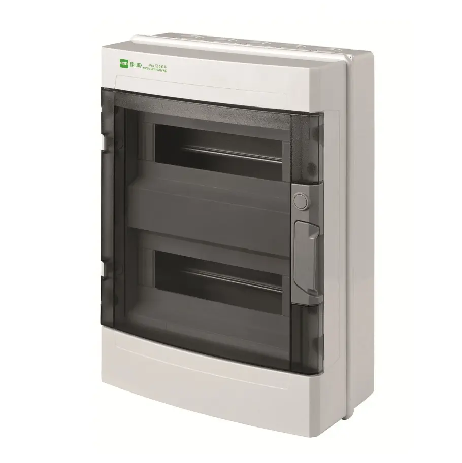 146065 - EP-Lux Plus Surface-Mounted Enclosures IP65 RN 2X12 PE+N + PV 1500V DC 1000V AC - EPN 