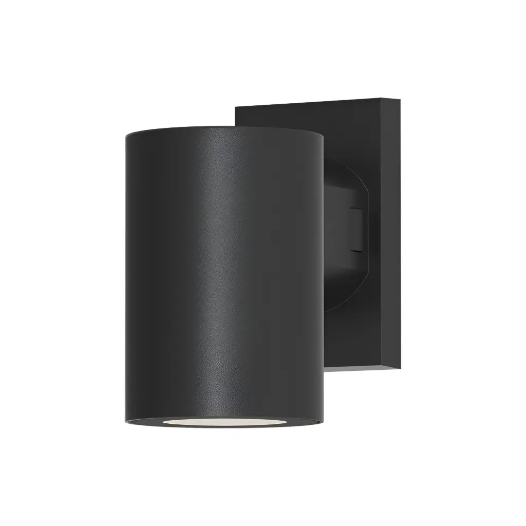 102182 - RITA BLACK 1xGU10 IP65 WALL LIGHT -BRY 