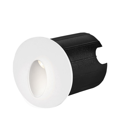 [BRYBG38-02200] 103072 VECTOR ROUND WHITE  2W 3000K IP65 WALL -BRY