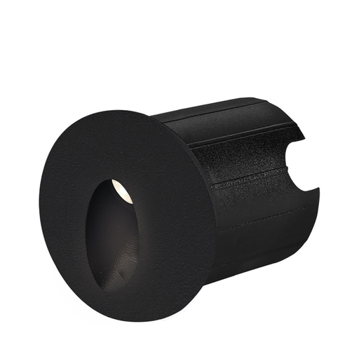 [BRYBG38-02201] 103073 - VECTOR ROUND BLACK 2W 3000K IP65 WALL-BRY