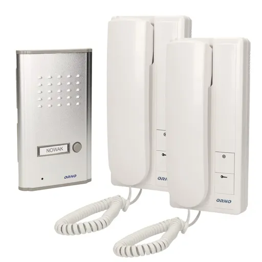 [ORNOR-DOM-RL-902] 140310- Interphone unifamilial avec deux interphones, FOSSA INTERCOM-ORN