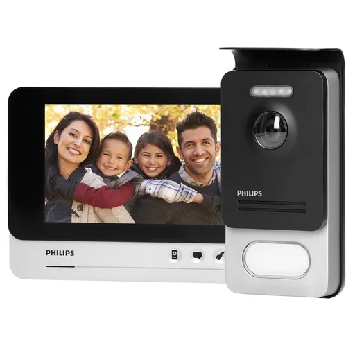 [ORN531119] 140331- Kit interphone vidéo Philips WelcomeEye Comfort, écran 7", fonction interphone, commande portail -ORN