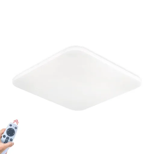 [BRYBH16-03490] 103099-JADE-SS-SQR-D490-40W-RMT-IP20-CEILING FIXTURE-BRY-