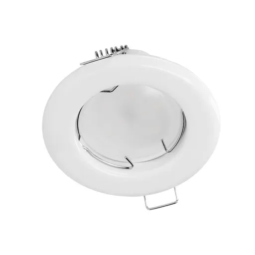 [ORNAD-OD-6175/W] 140357-SUTRI RC cadre décoratif pour spot,⌀55mm MR16/GU10 max 50W, rond, faisceau lumineux fixe, blanc-ORN