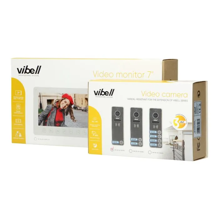 [ORNOR-VID-EX-1057/B] 140369- Kit visiophone NOVEO, écran LCD 7", noir -ORN