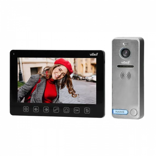 [ORNOR-VID-EX-1057/B] 140369- Kit visiophone NOVEO, écran LCD 7", noir -ORN