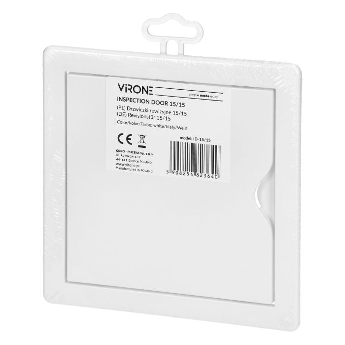 [ORNID-15/15] 148038- Inspection door 15/15, white -ORN