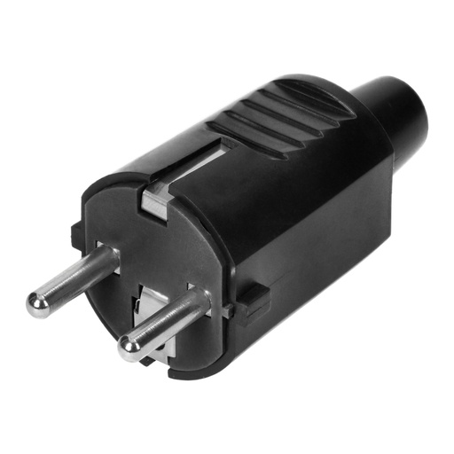 [ORNOR-AE-13256] 149303- Workshop plug 2P+E Uni-Schuko, black,