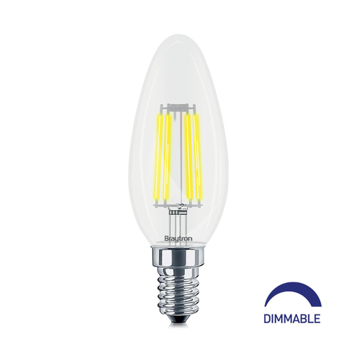 [BRYBA36-60410] 101044 - 4W E14 C35 CLEAR DIMMABLE 2700K LED BULB - BRY