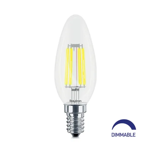 [BRYBA36-60410] 120132 - 4W E14 C35 CLEAR DIMMABLE 2700K LED BULB BRY