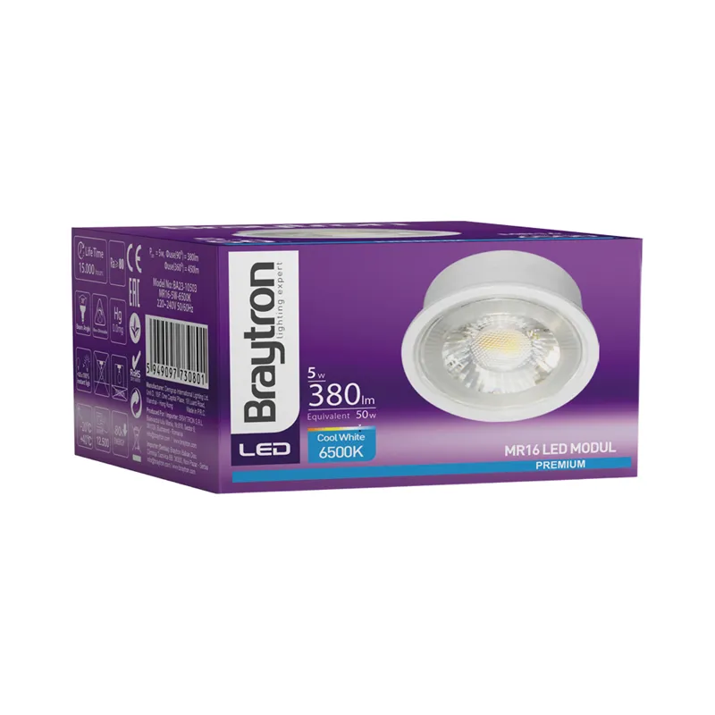 [BRYBA23-10503] 101091 - PREMIUM 5W 6500K 38D MR16 LED MODUL - BRY
