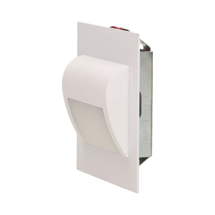 [ORNOR-OS-1529L6/W] 140389-DRACO LED 1,2W, flush-mounted staircase luminaire, 12V DC, 100lm, 6000K, white-ORN